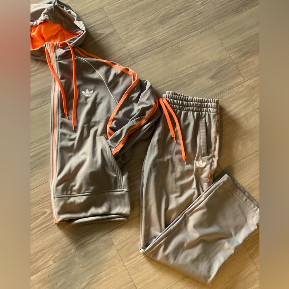 Women’s Gray Adidas Track Suit